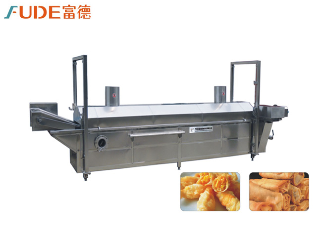 春卷全自動(dòng)連續(xù)油炸機(jī)生產(chǎn)線(xiàn)